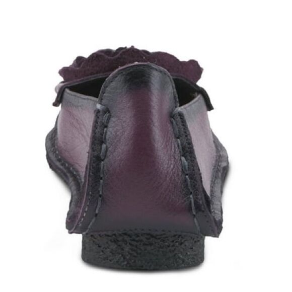 L'ATISTE by Spring step Dezi Purple Rosette loafer Flats nwob sz 39 - Picture 7 of 9